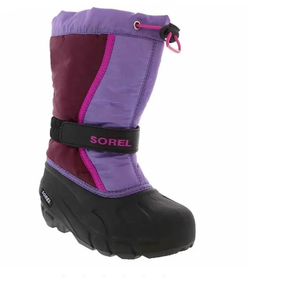 SOREL YOUTH FLURRY GIRLS’ SNOW BOOT size 7.